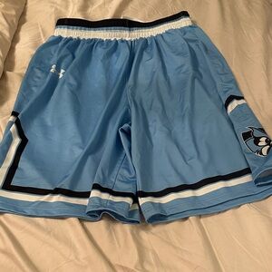 Under Armour Johns Hopkins size Large blue jay Sky Blue lacrosse lax Shorts